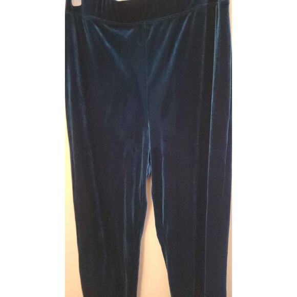 Susan Graver green slacks XLP - Picture 1 of 4